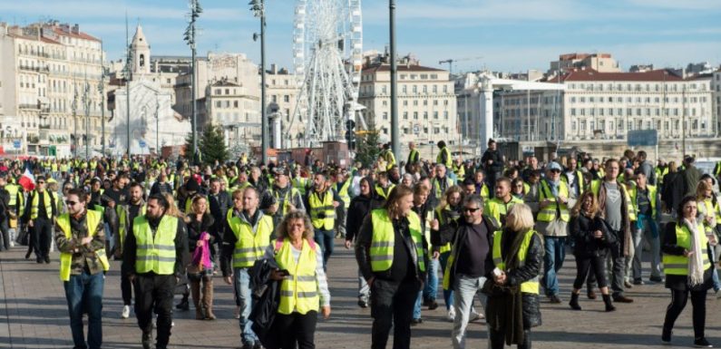 «Gilets jaunes à Marseille»: Près de 900 personnes ont défilé samedi