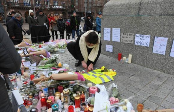 VIDEO. «Gilets jaunes»: Ils déposent un gilet jaune sur le lieu de recueillement pour les victimes de l’attentat à Strasbourg