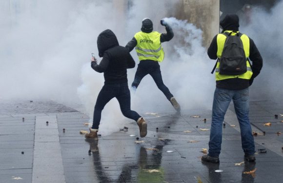«Gilets jaunes»: Une marche pour dire «stop aux violences» et en soutien à Emmanuel Macron