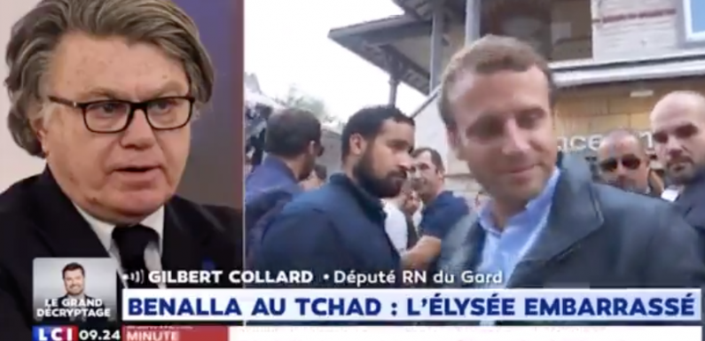 Gilbert Collard réagit sur la présence de Benalla au Tchad « il faut arrêter de nous prendre pour des truffes »