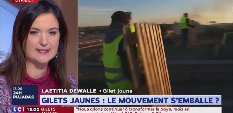 Laetitia Dewalle (Gilet Jaune) : «Nous continuons nos mobilisations. Les Gilets Jaunes qui appellent à une trêve ne représentent qu’une infime partie.»