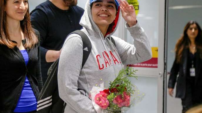 Arrivée au Canada, la jeune Saoudienne Rahaf Mohammed al-Qunun entame une nouvelle vie