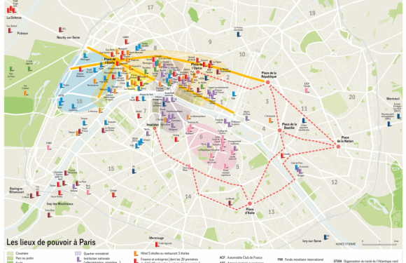 Lieux de pouvoir : la carte du Monde diplomatique qui n’a pas plu à l’élite journalistique