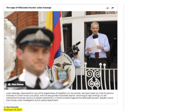 Poursuivre Julian Assange pour avoir publié des documents fait peser de graves menaces sur la liberté de la presse, selon les conclusions du Ministère de la Justice sous Obama. Par Glenn Greenwald