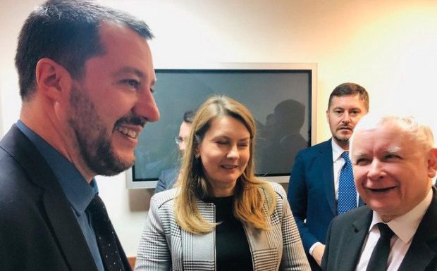Italie : en visite en Pologne, Salvini veut remplacer l’axe franco-allemand par un axe Rome-Varsovie pour un « nouveau printemps européen »
