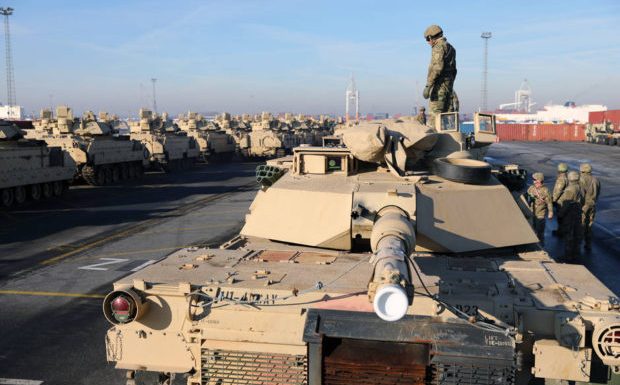 L’armée américaine effectue la relève de ses unités blindées stationnées en Europe