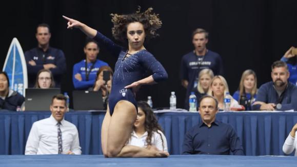 La médaille du jour. Une gymnaste explose les règles de sa discipline, sa vidéo explose les compteurs