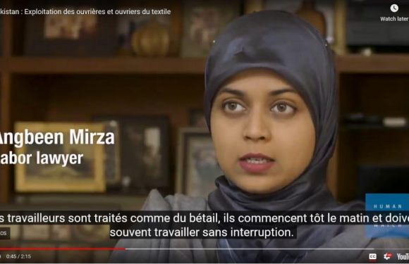 Pakistan : Les droits des ouvriers du textile sont menacés