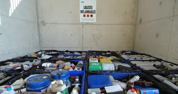 Les déchets dangereux des ménages ne sont plus collectés