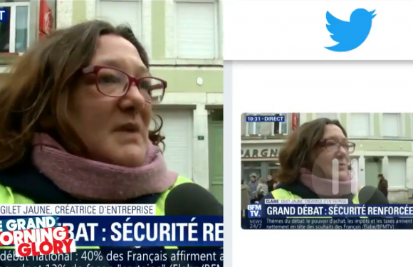 Non, la gilet jaune interviewée sur BFM TV ne croit pas aux extraterrestres