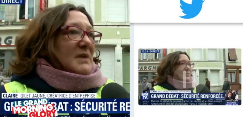 Non, la gilet jaune interviewée sur BFM TV ne croit pas aux extraterrestres