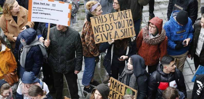 12.500 jeunes ont séché les cours et ont marché pour le climat à Bruxelles (PHOTOS & VIDEO)
