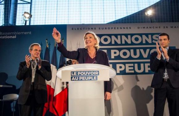 Européennes : dans le Vaucluse, Marine Le Pen enfile son « gilet jaune » pour son premier meeting