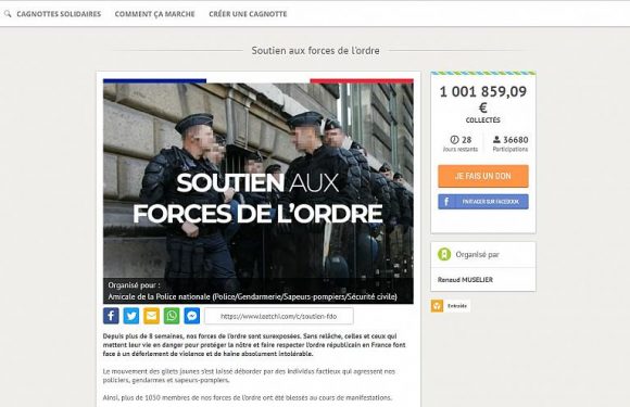 Crowdfunding wars: As police page reaches €1 million, gilets jaunes set up new campaign
