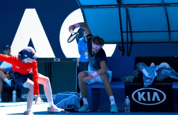 VIDEO. Open d’Australie: «J’ai joué affreusement», Zverev explose neuf fois sa raquette de rage