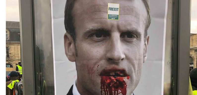 Bordeaux: Macron et Castaner blessés au visage… Des affiches chocs pour dénoncer les violences policières
