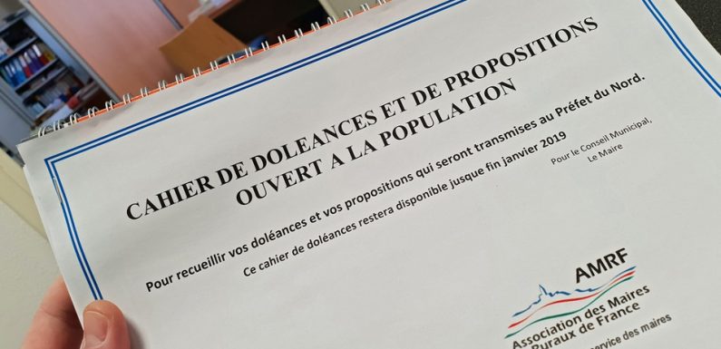 Nord: En marge du grand débat national, que contiennent certains cahiers de doléances ?