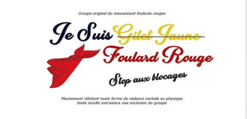 «Gilets jaunes»: Des «foulards rouges» défilent à Paris pour les institutions