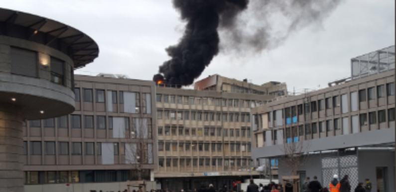 VIDEO. Lyon: Explosion et violent incendie sur le campus de Doua