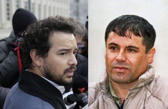 VIDEO. «Narcos»: L&rsquo;acteur qui joue «El Chapo» dans la série de Netflix fait une apparition au procès du trafiquant