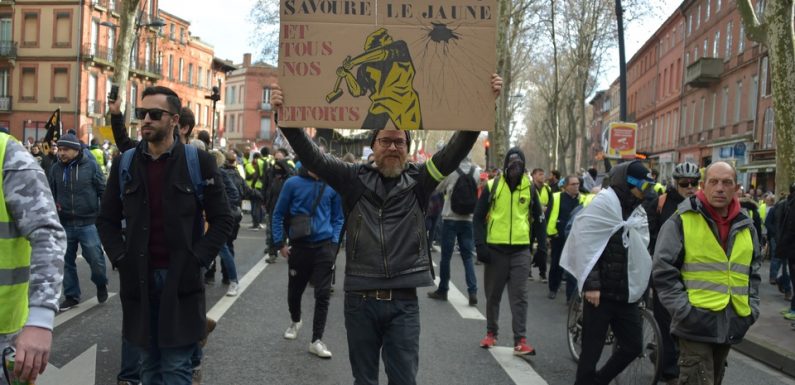 «Gilets jaunes» à Toulouse: Avec plus de 10.000 manifestants, la Ville rose en tête de la contestation