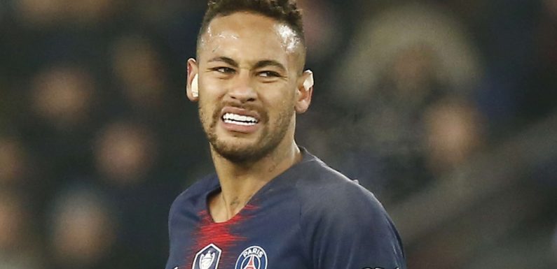 PSG: Neymar plus qu’incertain pour le 8e de finale contre Manchester United