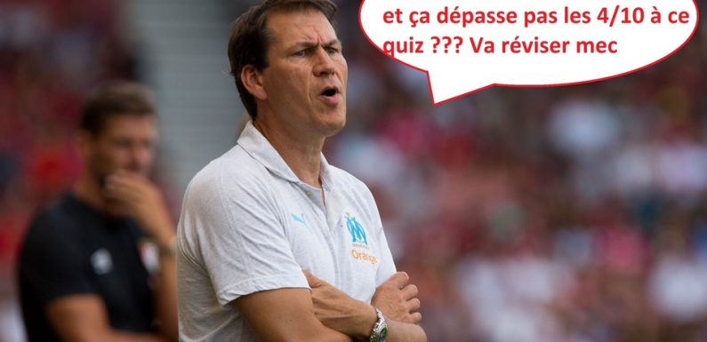 QUIZ. OM: Etes-vous assez calés pour critiquer Rudi Garcia? On vous teste sur ses dix plus gros «fails»