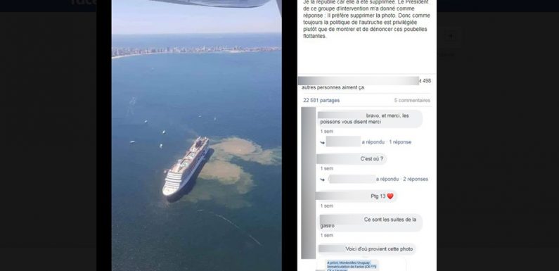 Ce bateau de croisière est-il une «poubelle flottante», comme l’affirme une internaute sur Facebook?