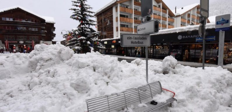VIDEO. Suisse: Une avalanche pénètre dans le rez-de-chaussée d’un hôtel de montagne