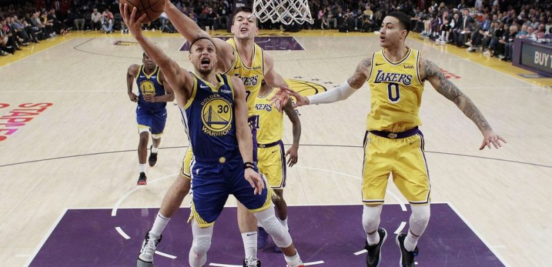 VIDEO. NBA: Les champions en titre écrasent les Lakers, mais Curry se paye la honte de sa vie