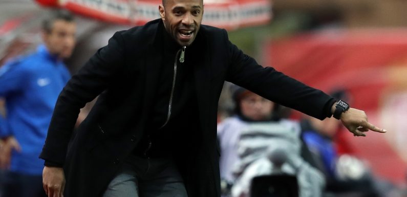 Monaco: Thierry Henry est suspendu de ses fonctions d’entraîneur