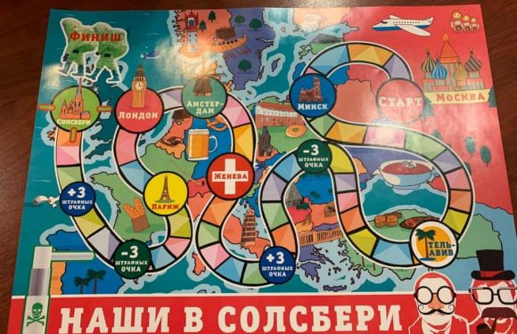 Ce jeu de société russe se moque de l’empoisonnement au Novitchok de Salisbury