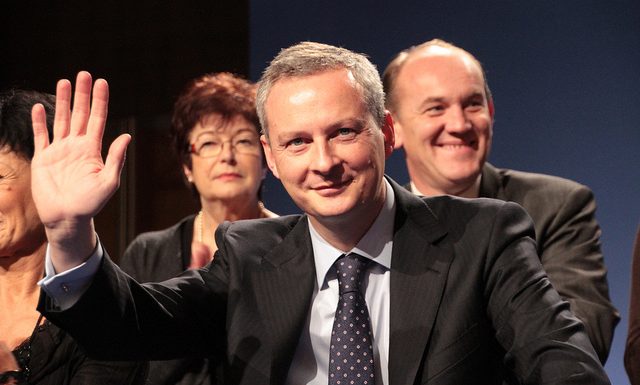 Bruno Le Maire parle de baisses d’impôts mais veut taxer les GAFA