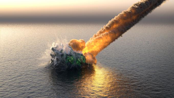 La météorite qui a tué les dinosaures a formé une vague de 1500 mètres de haut