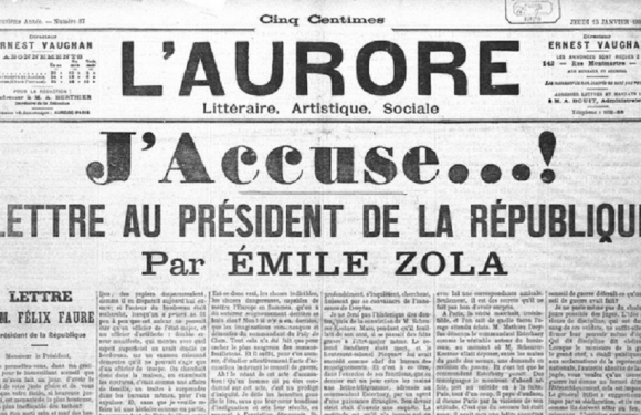 Lisez le « J’Accuse…! » de Zola