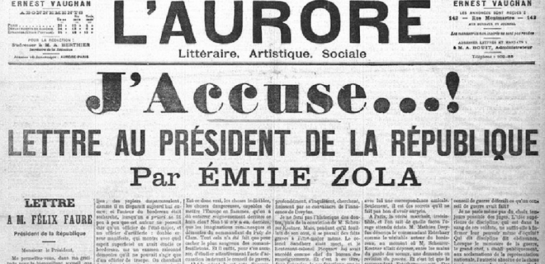 Lisez le « J’Accuse…! » de Zola