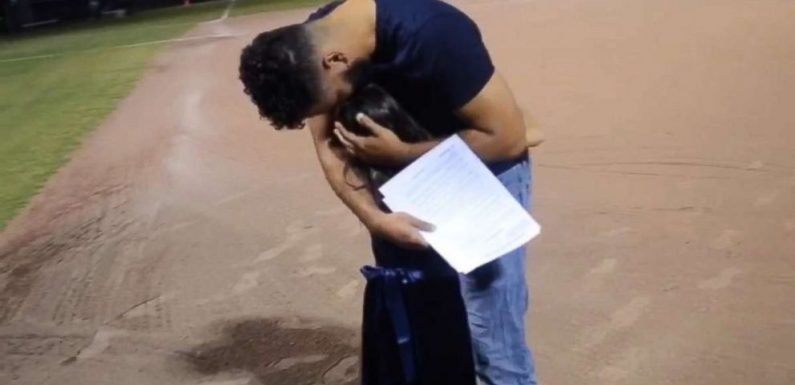 8-year-old surprises stepdad with tearful adoption proposal