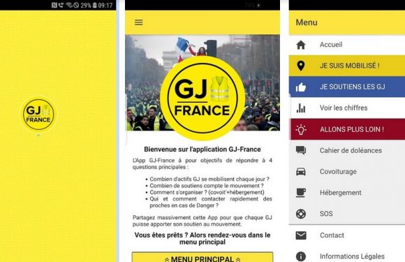 Désormais, les Gilets Jaunes ont leur application mobile