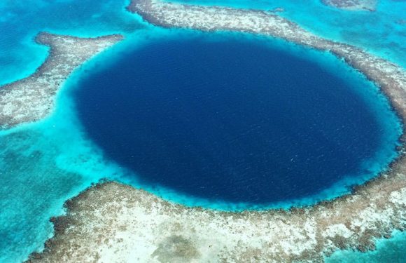 Au Belize, des bouteilles en plastique retrouvées dans les profondeurs du Grand Trou Bleu