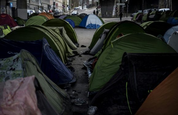 Evacuation d’un campement de migrants insalubre dans le nord de Paris