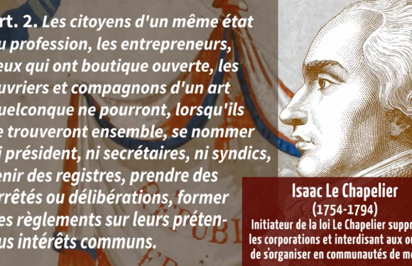 La fin des corporations et la souffrance ouvrière sous la République