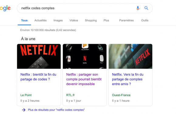 Non, Netflix ne va pas vous empêcher de partager votre compte