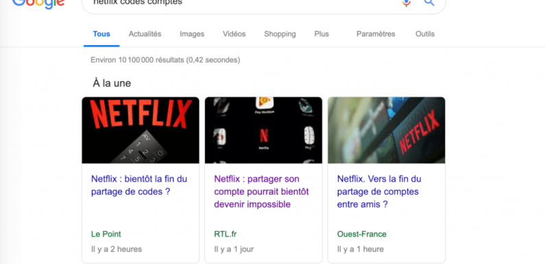 Non, Netflix ne va pas vous empêcher de partager votre compte