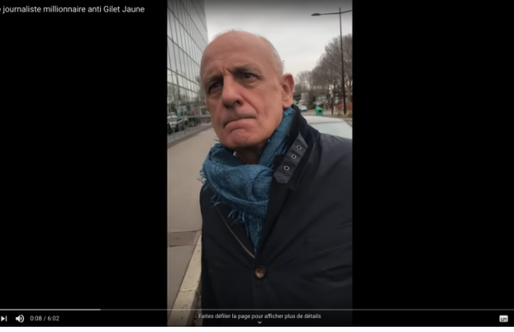 Aphatie, Tapie, Crespo-Mara : cet inquiétant « journaliste gilet jaune » autoproclamé qui traque les personnalités