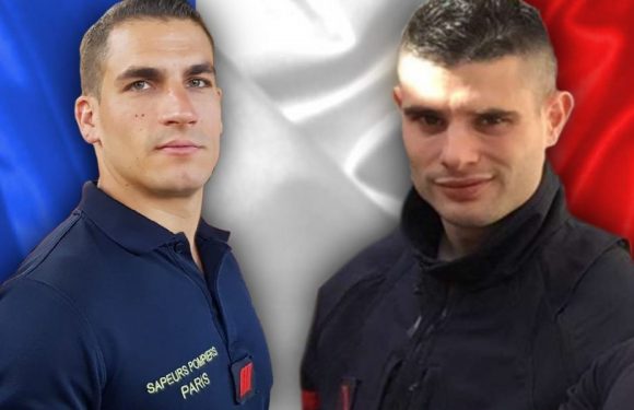 Pompiers de Paris : hommage national au première classe Nathanaël Josselin et au caporal-chef Simon Cartannaz