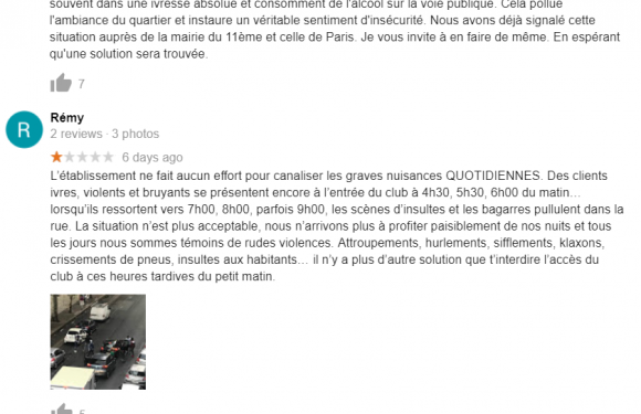 Paris 11ème : Excédés depuis 2 ans par la clientèle d’un after et en l’absence de réactions des autorités, les riverains postent leurs vidéos sur le net