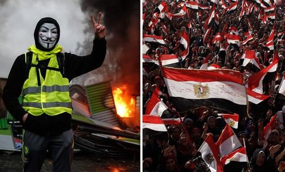 Macron’s ‘yellow vest protests’ set to SPREAD WORLDWIDE – Egypt fear riots and CHAOS