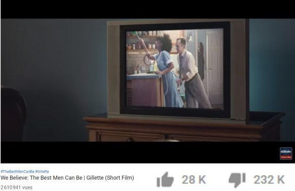 Tollé général pour Gillette qui tente de surfer sur la vague #MeToo dans sa dernière pub et évoque une « masculinité toxique »