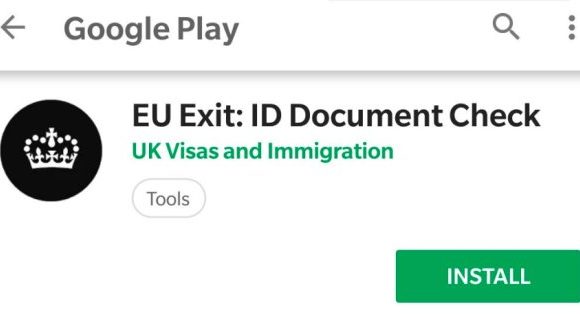 Brexit: une application mobile lancée par le gouvernement