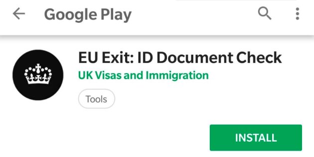 Brexit: une application mobile lancée par le gouvernement
